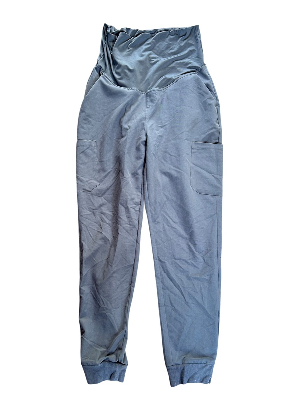 Mandala Maternity Large Tall Grey Scrub Jogger Pant